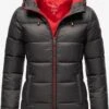 Marikoo Winterjassen Winterjas Leandraa Dames Antraciet