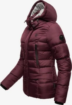 Marikoo Winterjassen Winterjas Loveleen Dames Bordeaux -Marikoo a1e8be3b262aec571c7b085168dd4520