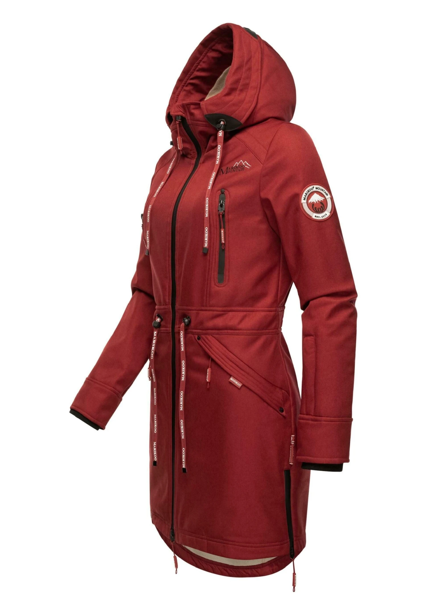 Marikoo Racquelle - Parka - Blood Red 2 Marikoo Racquelle - Parka - Blood Red - Afbeelding 2