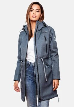 Marikoo Racquelle - Parka - Dusty Blue -Marikoo aad97c31531341e7a26d7c5189cadb85