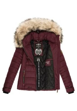 Marikoo Lerikaa - Winterjas - Dark Red Melange -Marikoo acbdac90eda54ebe9d0eb8b80fc613a6