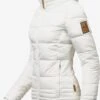 Marikoo Winterjassen Winterjas Sole Dames Wit
