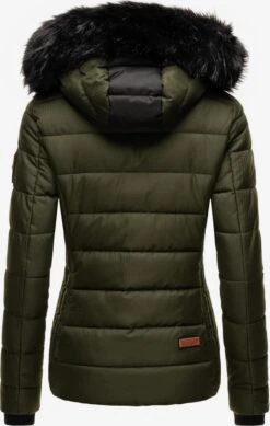 Marikoo Winterjassen Winterjas Unique Dames Olijfgroen -Marikoo c1361823999db87bcaf284c780670d71