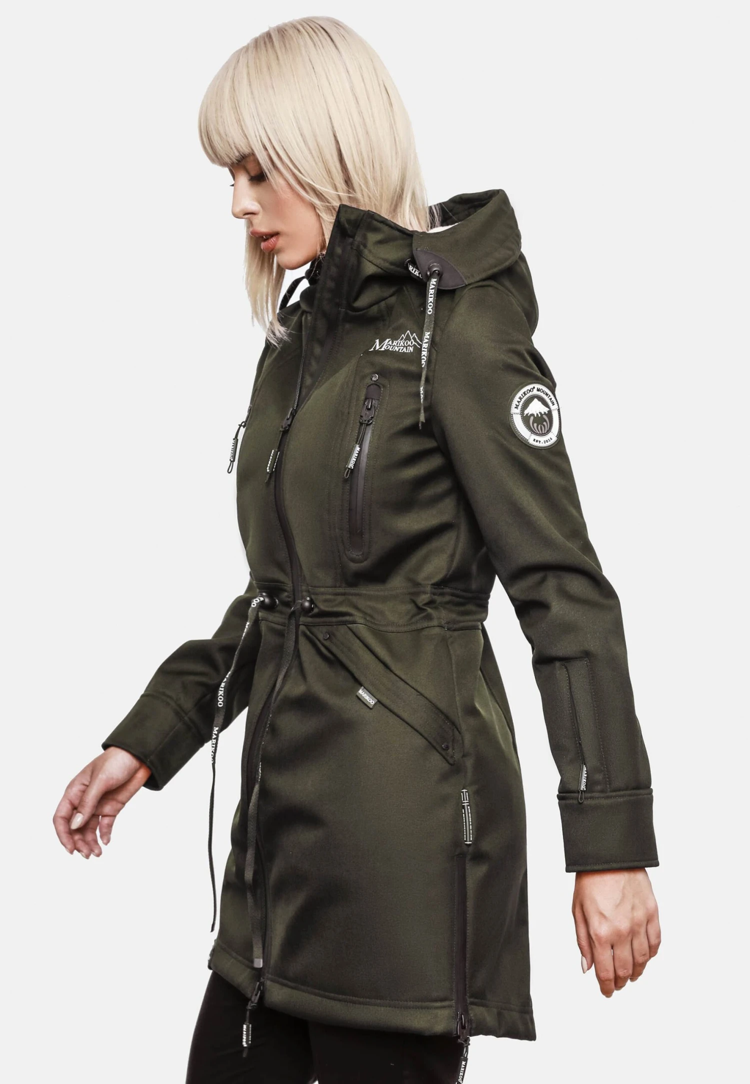 Marikoo Racquelle - Parka - Olive 3 Marikoo Racquelle - Parka - Olive - Afbeelding 3