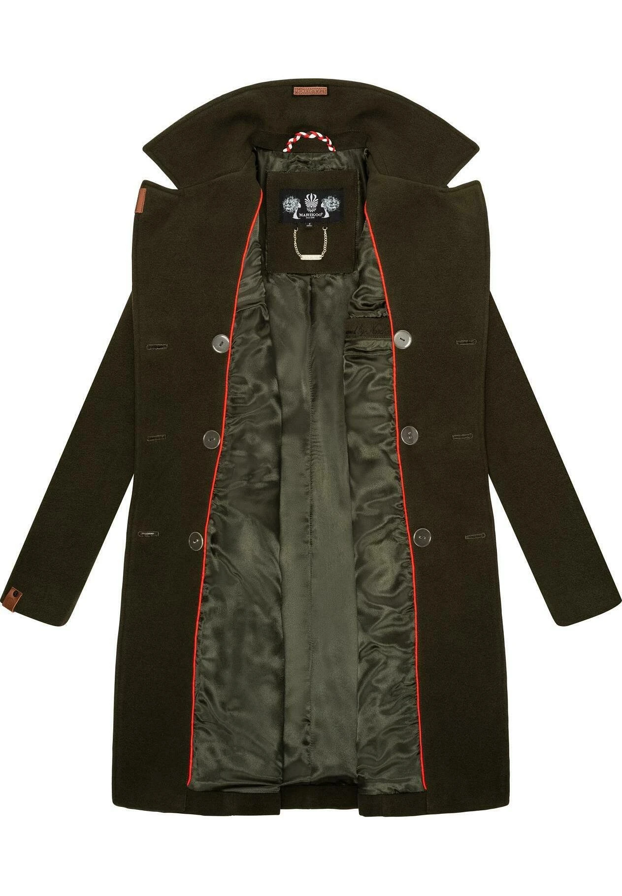 Marikoo Nanakoo - Mantel - Dark Green 4 Marikoo Nanakoo - Mantel - Dark Green - Afbeelding 4