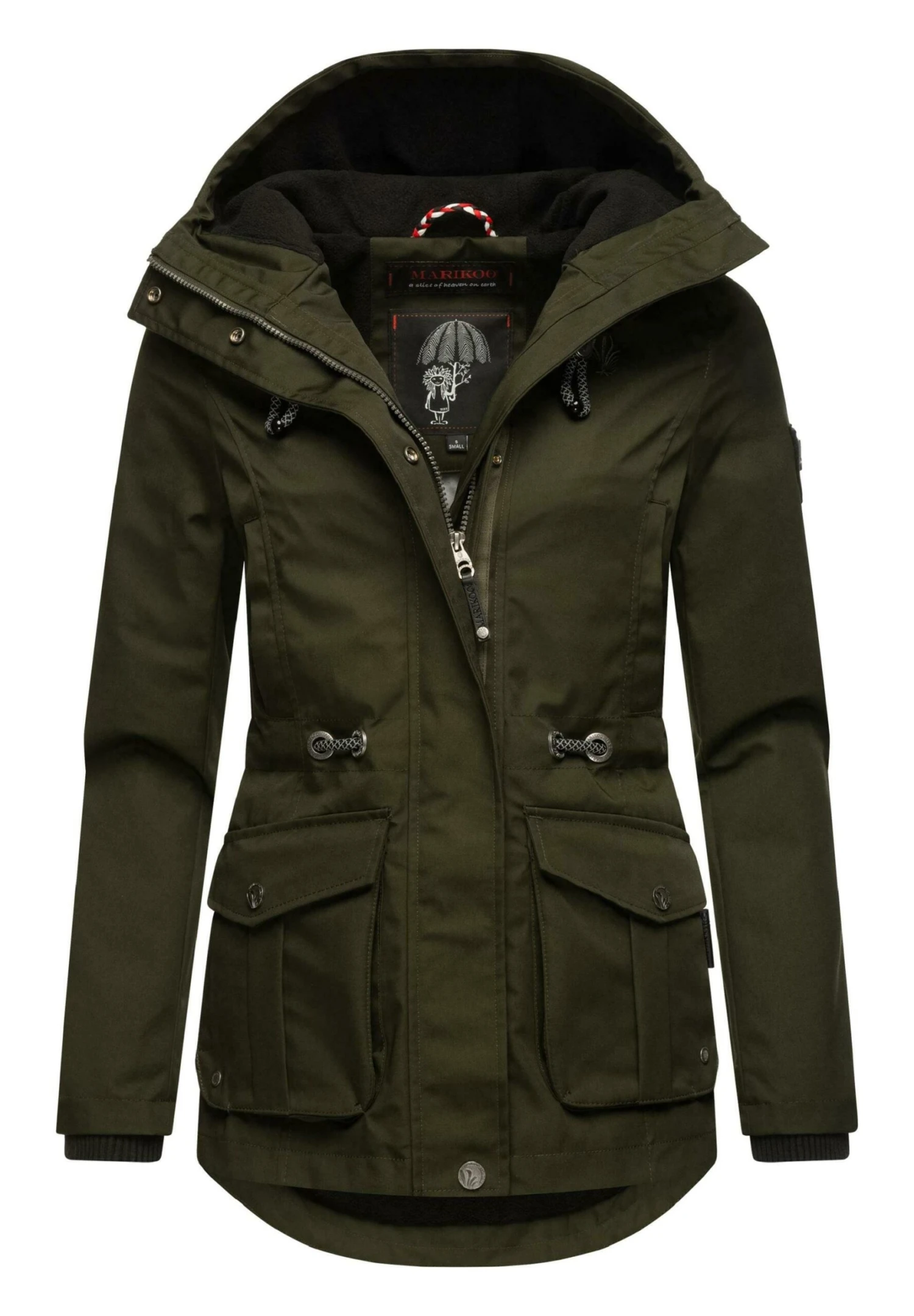Marikoo Babetaa- Parka - Olive 5 Marikoo Babetaa- Parka - Olive - Afbeelding 5