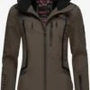 Marikoo Winterjassen Winterjas Dames Bruin