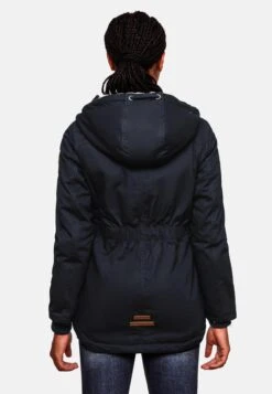 Marikoo Winterjassen Winterjas Manolya Dames Navy -Marikoo cb488692e3806b08fa6db5a0d49ed257