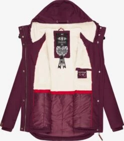 Marikoo Winterjassen Winterjas Bikoo Dames Wijnrood -Marikoo d116c7d2a3e8579c0879f6754137166e
