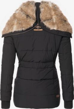 Marikoo Winterjassen Winterjas Nekoo Dames Zwart -Marikoo d7653239f2641c2f03910db9562578ea