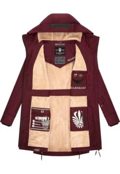 Marikoo Racquelle - Parka - Dark Red Melange 12 Marikoo Racquelle - Parka - Dark Red Melange -Marikoo e303aee27faf42a2814b71d232ba6ee7