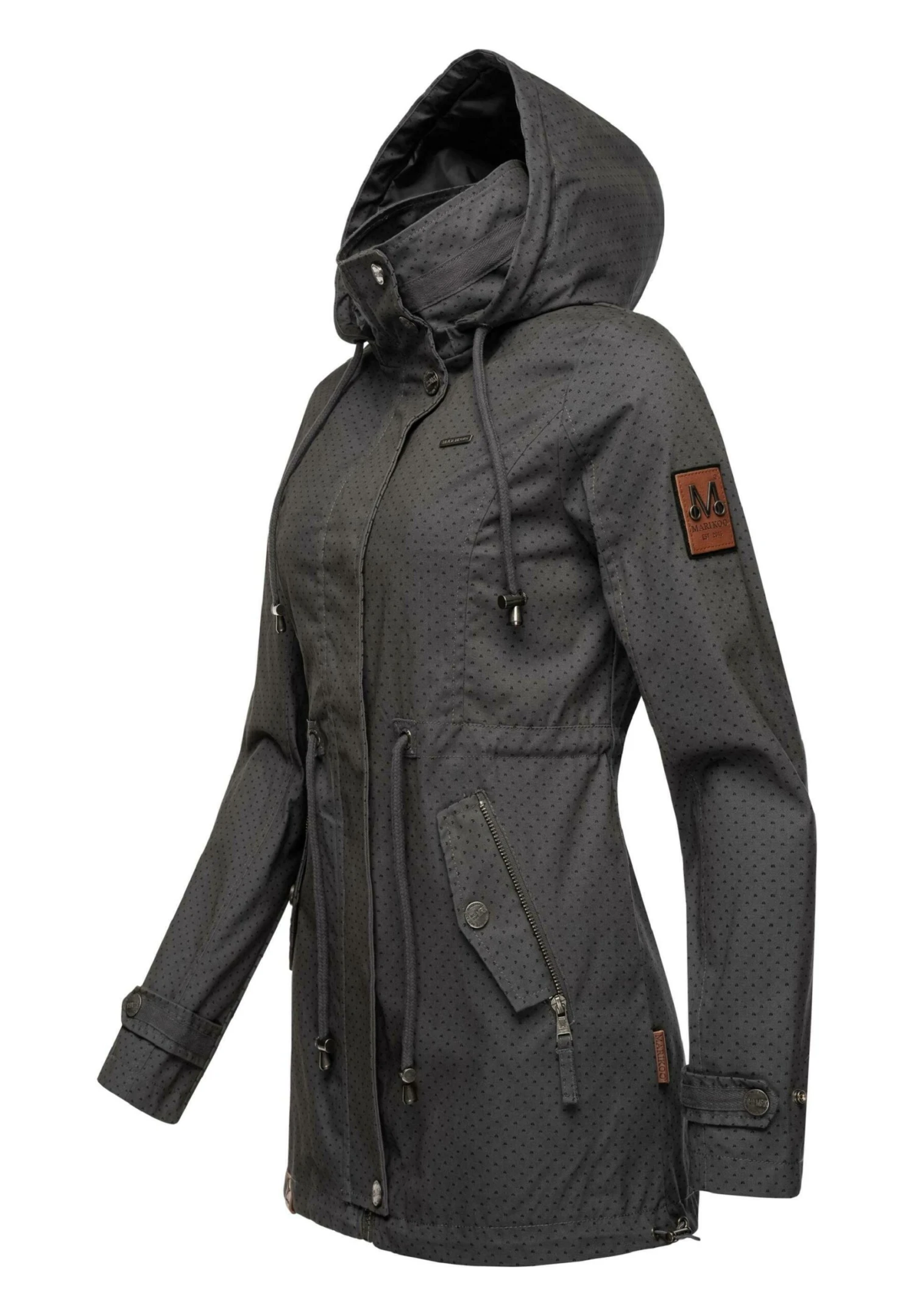 Marikoo Nyokoo - Parka - Anthracite 4 Marikoo Nyokoo - Parka - Anthracite - Afbeelding 4