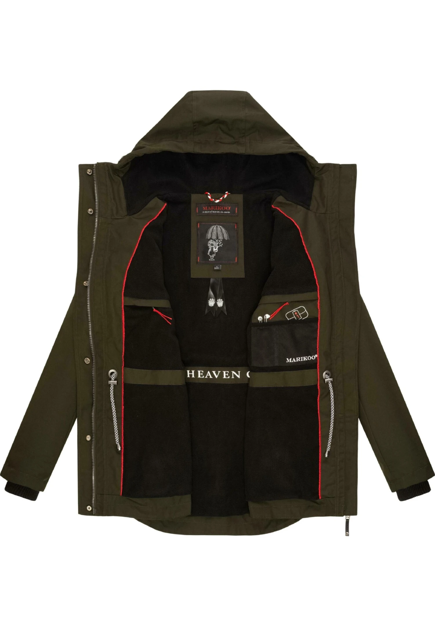Marikoo Babetaa- Parka - Olive 3 Marikoo Babetaa- Parka - Olive - Afbeelding 3