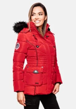 Marikoo Winterjassen Winterjas Vanilla Dames Rood -Marikoo ecec20f568eef3ce74684aa18faa8f39
