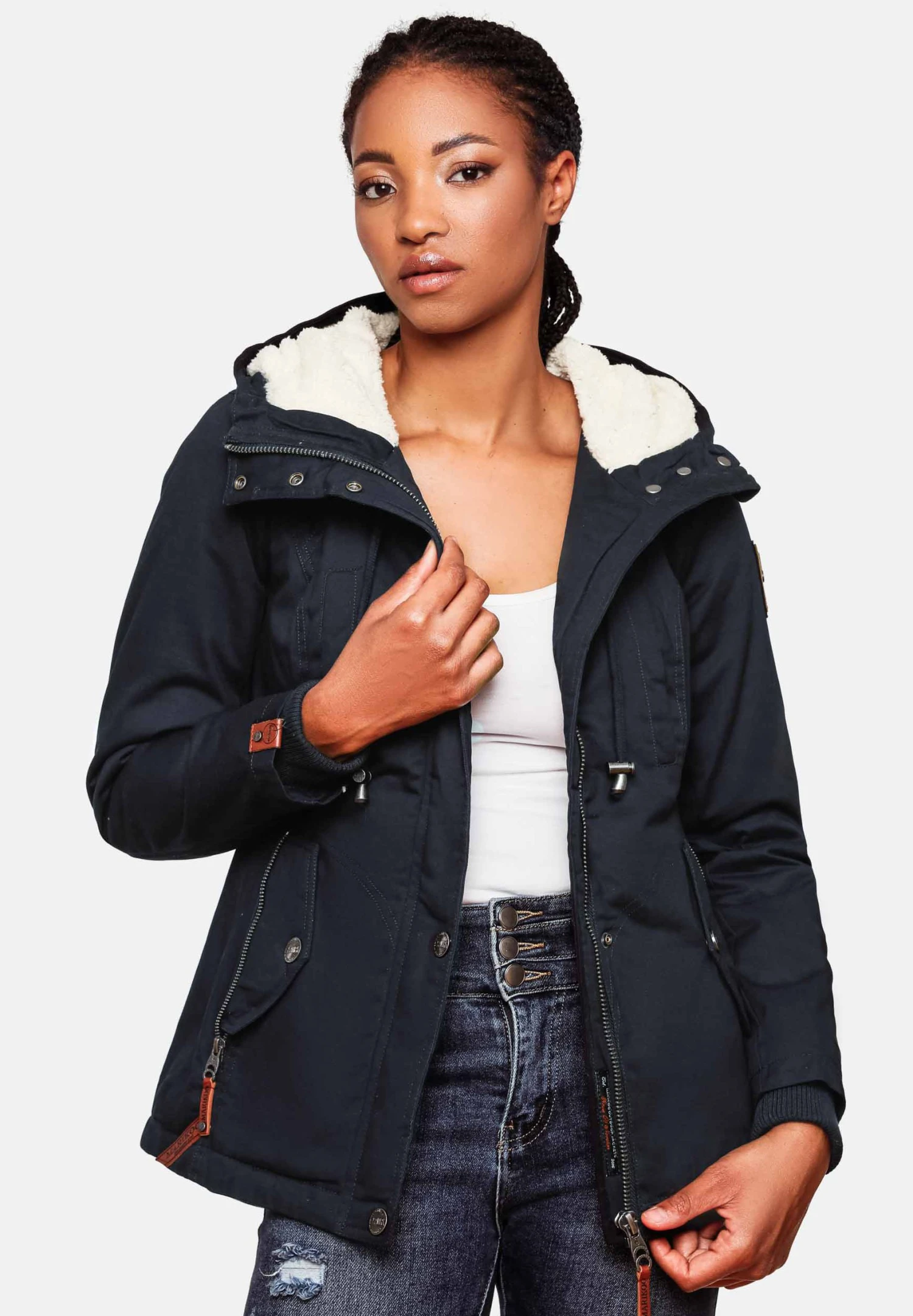 Marikoo Manolya - Winterjas - Blue 8 Marikoo Manolya - Winterjas - Blue - Afbeelding 8