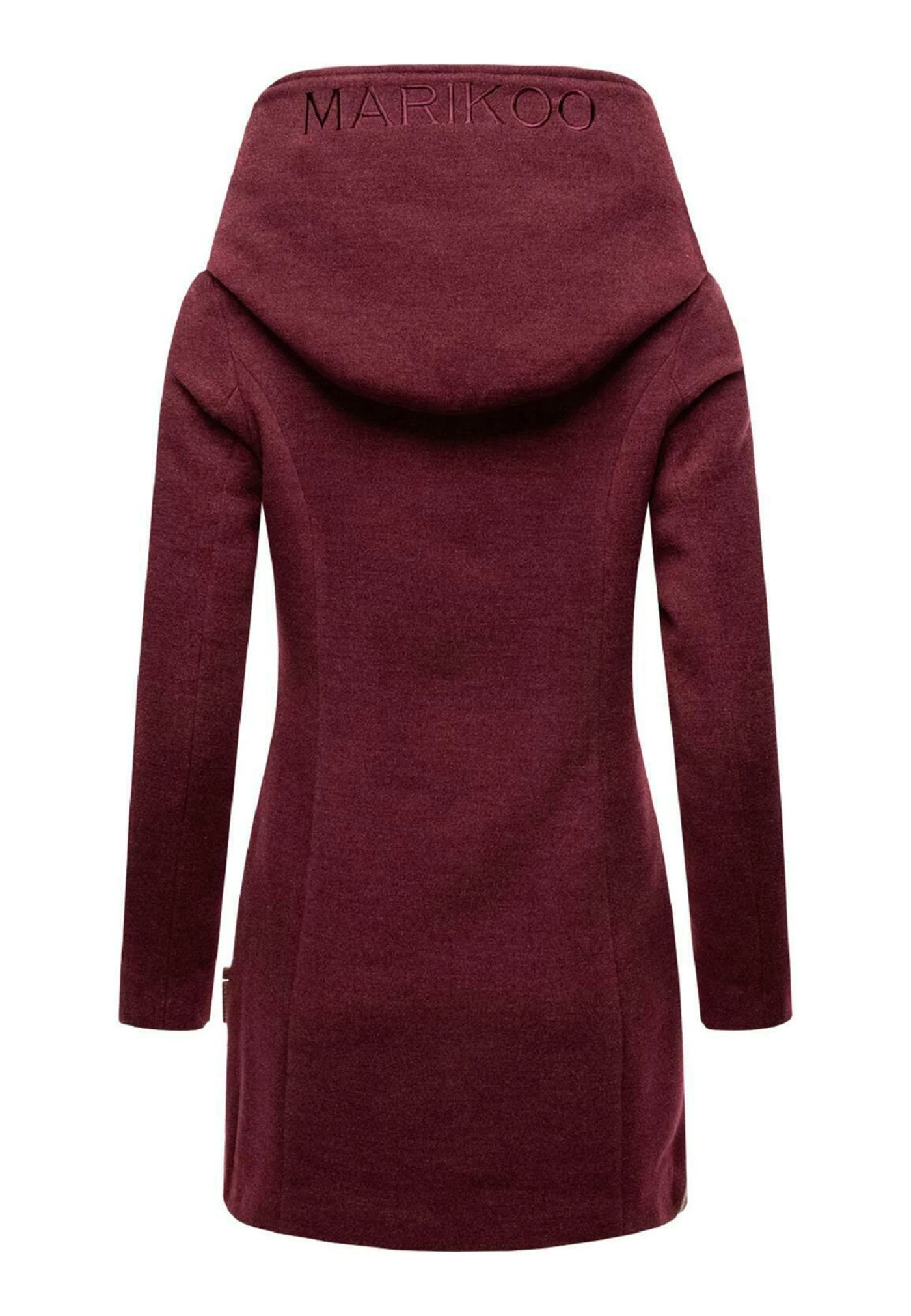 Marikoo Winterjas - Bordeaux Meliert 3 Marikoo Winterjas - Bordeaux Meliert - Afbeelding 3