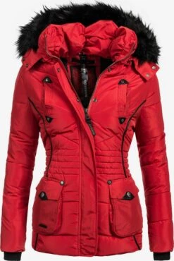 Marikoo Winterjassen Winterjas Vanilla Dames Rood