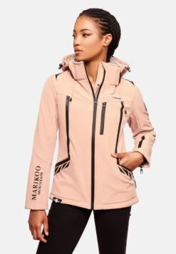 Marikoo Winterjassen Winterjas Dames Roze -Marikoo f692325e2051cc7f25c9d97b68c909f9