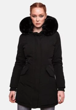 Marikoo Karmaa - Winterjas - Black With Black Fur -Marikoo fe075963f0b44766a5b45cc3ad67007c